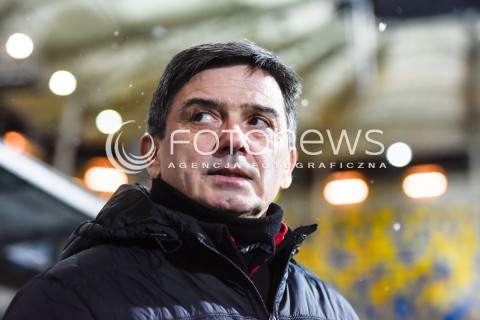  28.02.2018 GDYNIA<br />PILKA NOZNA - EKSTRAKLASA SEZON 2017/2018<br />MECZ ARKA GDYNIA - PIAST GLIWICE<br />N/Z WALDEMAR FORNALIK<br /> 