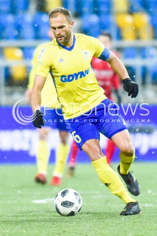  28.02.2018 GDYNIA<br />PILKA NOZNA - EKSTRAKLASA SEZON 2017/2018<br />MECZ ARKA GDYNIA - PIAST GLIWICE<br />N/Z ANTONI LUKASIEWICZ<br /> 