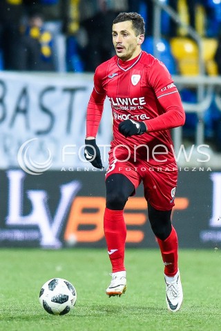  28.02.2018 GDYNIA<br />PILKA NOZNA - EKSTRAKLASA SEZON 2017/2018<br />MECZ ARKA GDYNIA - PIAST GLIWICE<br />N/Z TOMASZ JODLOWIEC<br /> 