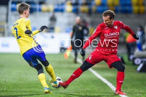  28.02.2018 GDYNIA<br />PILKA NOZNA - EKSTRAKLASA SEZON 2017/2018<br />MECZ ARKA GDYNIA - PIAST GLIWICE<br />N/Z TADEUSZ SOCHA KONSTANTIN VASSILJEV<br /> 