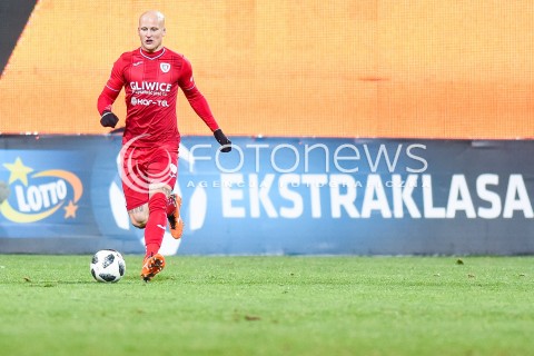  28.02.2018 GDYNIA<br />PILKA NOZNA - EKSTRAKLASA SEZON 2017/2018<br />MECZ ARKA GDYNIA - PIAST GLIWICE<br />N/Z JAKUB CZERWINSKI<br /> 