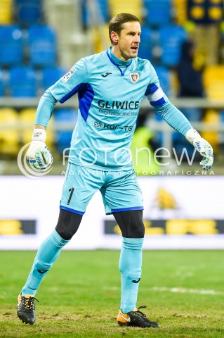  28.02.2018 GDYNIA<br />PILKA NOZNA - EKSTRAKLASA SEZON 2017/2018<br />MECZ ARKA GDYNIA - PIAST GLIWICE<br />N/Z JAKUB SZMATULA<br /> 