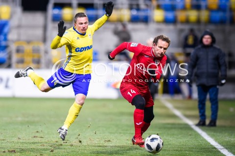  28.02.2018 GDYNIA<br />PILKA NOZNA - EKSTRAKLASA SEZON 2017/2018<br />MECZ ARKA GDYNIA - PIAST GLIWICE<br />N/Z MICHAL NALEPA KONSTANTIN VASSILJEV<br /> 