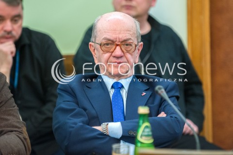  01.03.2018 WARSZAWA SEJM<br />POSIEDZENIE PARLAMENTARNEGO ZESPOLU DS REPARACJI WOJENNYCH <br />N/Z WLODZIMIERZ SULEJA<br /> 
