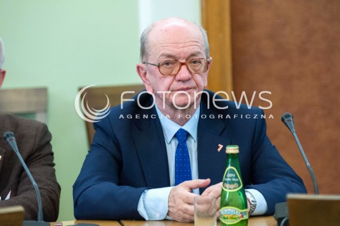  01.03.2018 WARSZAWA SEJM<br />POSIEDZENIE PARLAMENTARNEGO ZESPOLU DS REPARACJI WOJENNYCH <br />N/Z WLODZIMIERZ SULEJA<br /> 