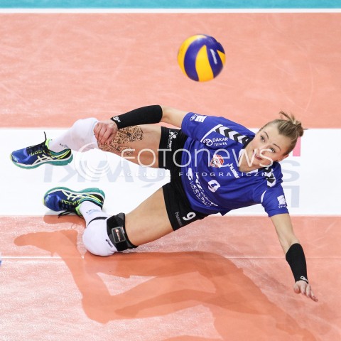  03.03.2018 RZESZOW <br />SIATKOWKA LIGA SIATKOWKI KOBIET LSK 2017/2018 WOMEN VOLLEYBALL POLAND POLISH LEAGUE <br />MECZ DEVELOPRES SKYRES RZESZOW - MKS DABROWA GORNICZA <br />N/Z AGATA SAWICKA SYLWETKA <br /> 