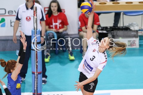  03.03.2018 RZESZOW <br />SIATKOWKA LIGA SIATKOWKI KOBIET LSK 2017/2018 WOMEN VOLLEYBALL POLAND POLISH LEAGUE <br />MECZ DEVELOPRES SKYRES RZESZOW - MKS DABROWA GORNICZA <br />N/Z MONIKA PTAK <br /> 