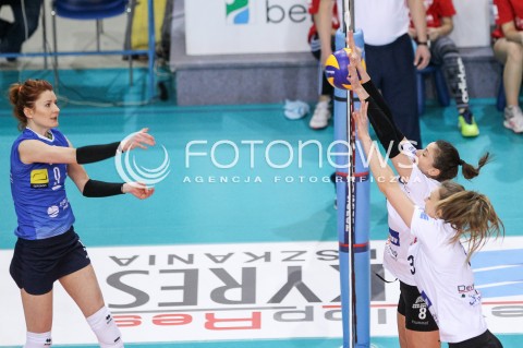  03.03.2018 RZESZOW <br />SIATKOWKA LIGA SIATKOWKI KOBIET LSK 2017/2018 WOMEN VOLLEYBALL POLAND POLISH LEAGUE <br />MECZ DEVELOPRES SKYRES RZESZOW - MKS DABROWA GORNICZA <br />N/Z PATRYCJA POLAK ANNA KACZMAR MONIKA PTAK <br /> 