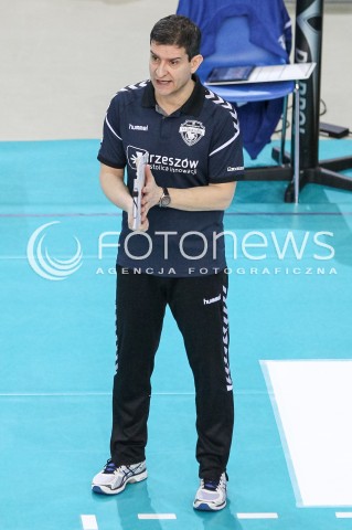  03.03.2018 RZESZOW <br />SIATKOWKA LIGA SIATKOWKI KOBIET LSK 2017/2018 WOMEN VOLLEYBALL POLAND POLISH LEAGUE <br />MECZ DEVELOPRES SKYRES RZESZOW - MKS DABROWA GORNICZA <br />N/Z LORENZO MICELLI - I TRENER ( HEAD COACH ) SYLWETKA <br /> 