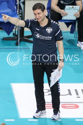  03.03.2018 RZESZOW <br />SIATKOWKA LIGA SIATKOWKI KOBIET LSK 2017/2018 WOMEN VOLLEYBALL POLAND POLISH LEAGUE <br />MECZ DEVELOPRES SKYRES RZESZOW - MKS DABROWA GORNICZA <br />N/Z LORENZO MICELLI - I TRENER ( HEAD COACH ) SYLWETKA <br /> 