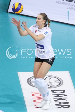  03.03.2018 RZESZOW <br />SIATKOWKA LIGA SIATKOWKI KOBIET LSK 2017/2018 WOMEN VOLLEYBALL POLAND POLISH LEAGUE <br />MECZ DEVELOPRES SKYRES RZESZOW - MKS DABROWA GORNICZA <br />N/Z ADELA HELIC SYLWETKA <br /> 