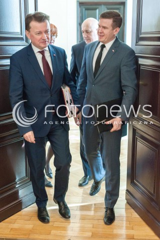  06.03.2018 WARSZAWA<br />POSIEDZENIE RADY MINISTROW<br />N/Z MARIUSZ BLASZCZAK WITOLD BANKA<br /> 