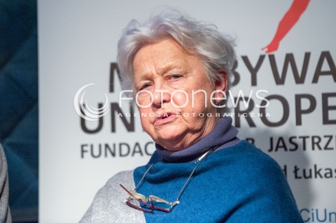  06.03.2018 WARSZAWA<br />KONFERENCJA OLGIERDA LUKASZEWICZA MY OBYWATELE UNII EUROPEJSKIEJ<br />N/Z ELZBIETA SKOTNICKA - ILLASIEWICZ<br /> 