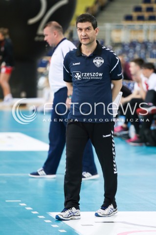  07.03.2018 LODZ SIATKOWKA <br />
ORLEN LIGA  SEZON 2017/2018 <br />
LKS COMMERCECON LODZ - DEVELOPRES SKYRES RZESZOW<br />
N/Z TRENER LORENZO MICELLI SYLWETKA<br />
 