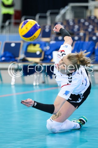  07.03.2018 LODZ SIATKOWKA <br />
ORLEN LIGA  SEZON 2017/2018 <br />
LKS COMMERCECON LODZ - DEVELOPRES SKYRES RZESZOW<br />
N/Z AGATA SAWICKA SYLWETKA<br />
 