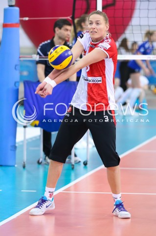  07.03.2018 LODZ SIATKOWKA <br />
ORLEN LIGA  SEZON 2017/2018 <br />
LKS COMMERCECON LODZ - DEVELOPRES SKYRES RZESZOW<br />
N/Z MALGORZATA SKORUPA SYLWETKA<br />
 
