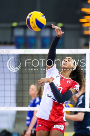  07.03.2018 LODZ SIATKOWKA <br />
ORLEN LIGA  SEZON 2017/2018 <br />
LKS COMMERCECON LODZ - DEVELOPRES SKYRES RZESZOW<br />
N/Z DEJA MCCLENDON SYLWETKA<br />
 