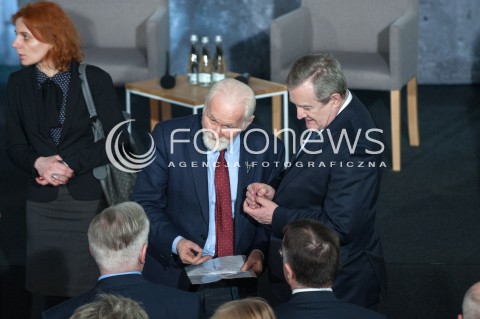  07.03.2018 WARSZAWA<br />OBCHODY 50. ROCZNICY MARCA 68 DEBATA OGOLNOPOLSKI RUCH SPOLECZNY PRZECIW KOMUNIZMOWI<br />N/Z GABRIEL JANOWSKI PIOTR GLINSKI<br /> 