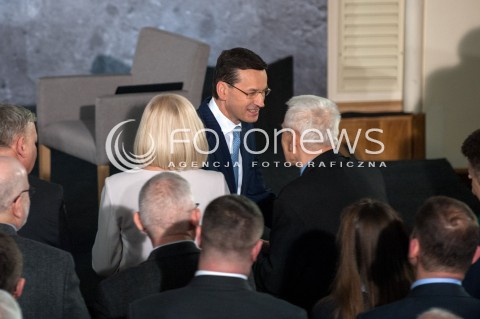  07.03.2018 WARSZAWA<br />OBCHODY 50. ROCZNICY MARCA 68 DEBATA OGOLNOPOLSKI RUCH SPOLECZNY PRZECIW KOMUNIZMOWI<br />N/Z MATEUSZ MORAWIECKI KORNEL MORAWIECKI<br /> 