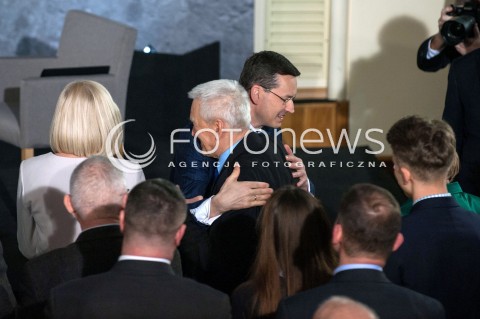  07.03.2018 WARSZAWA<br />OBCHODY 50. ROCZNICY MARCA 68 DEBATA OGOLNOPOLSKI RUCH SPOLECZNY PRZECIW KOMUNIZMOWI<br />N/Z MATEUSZ MORAWIECKI KORNEL MORAWIECKI<br /> 
