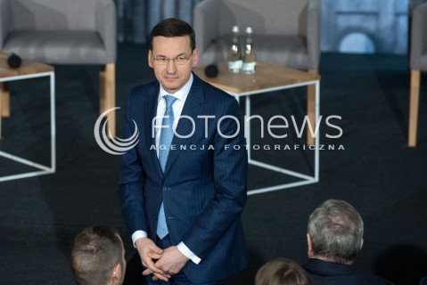  07.03.2018 WARSZAWA<br />OBCHODY 50. ROCZNICY MARCA 68 DEBATA OGOLNOPOLSKI RUCH SPOLECZNY PRZECIW KOMUNIZMOWI<br />N/Z MATEUSZ MORAWIECKI<br /> 