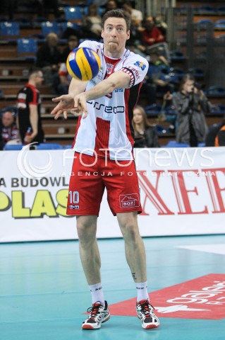  07.03.2018 RZESZOW<br />SIATKOWKA PLUSLIGA 2017/2018 MEN VOLLEYBALL POLAND POLISH PLUS LIGA LEAGUE SEASON 2017/2018 <br />MECZ ASSECO RESOVIA RZESZOW - CUPRUM LUBIN <br />N/Z JOCHEN SCHOPS SYLWETKA <br /> 