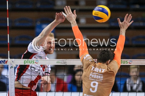  07.03.2018 RZESZOW<br />SIATKOWKA PLUSLIGA 2017/2018 MEN VOLLEYBALL POLAND POLISH PLUS LIGA LEAGUE SEASON 2017/2018 <br />MECZ ASSECO RESOVIA RZESZOW - CUPRUM LUBIN <br />N/Z JAKUB JAROSZ <br /> 