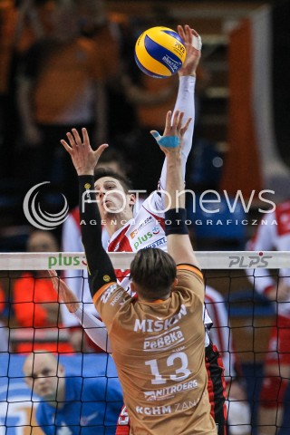  07.03.2018 RZESZOW<br />SIATKOWKA PLUSLIGA 2017/2018 MEN VOLLEYBALL POLAND POLISH PLUS LIGA LEAGUE SEASON 2017/2018 <br />MECZ ASSECO RESOVIA RZESZOW - CUPRUM LUBIN <br />N/Z THIBAULT ROSSARD <br /> 