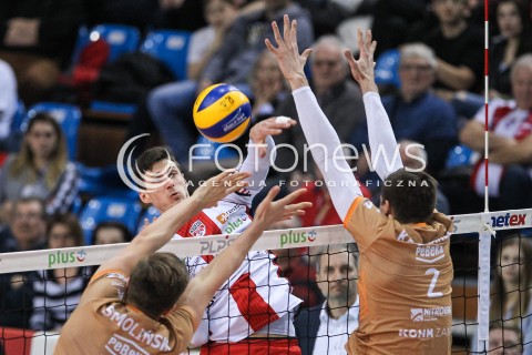  07.03.2018 RZESZOW<br />SIATKOWKA PLUSLIGA 2017/2018 MEN VOLLEYBALL POLAND POLISH PLUS LIGA LEAGUE SEASON 2017/2018 <br />MECZ ASSECO RESOVIA RZESZOW - CUPRUM LUBIN <br />N/Z THIBAULT ROSSARD <br /> 