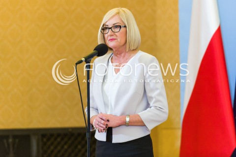  07.03.2018 WARSZAWA<br />KONFERENCJA PRASOWA PREMIERA ORAZ MINISTRA KULTURY I DZIEDZICTWA NARODOWEGO<br />N/Z RZECZNIK RZADU JOANNA KOPCINSKA<br /> 
