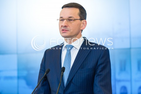  07.03.2018 WARSZAWA<br />KONFERENCJA PRASOWA PREMIERA ORAZ MINISTRA KULTURY I DZIEDZICTWA NARODOWEGO<br />N/Z PREMIER MATEUSZ MORAWIECKI <br /> 