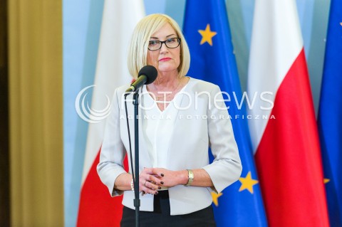  07.03.2018 WARSZAWA<br />KONFERENCJA PRASOWA PREMIERA ORAZ MINISTRA KULTURY I DZIEDZICTWA NARODOWEGO<br />N/Z RZECZNIK RZADU JOANNA KOPCINSKA<br /> 