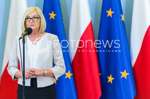 07.03.2018 WARSZAWA<br />KONFERENCJA PRASOWA PREMIERA ORAZ MINISTRA KULTURY I DZIEDZICTWA NARODOWEGO<br />N/Z RZECZNIK RZADU JOANNA KOPCINSKA<br /> 