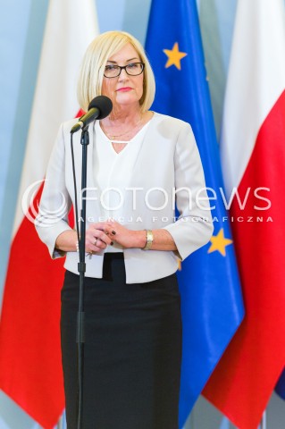  07.03.2018 WARSZAWA<br />KONFERENCJA PRASOWA PREMIERA ORAZ MINISTRA KULTURY I DZIEDZICTWA NARODOWEGO<br />N/Z RZECZNIK RZADU JOANNA KOPCINSKA<br /> 