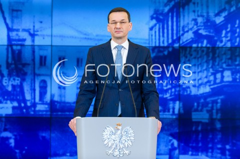  07.03.2018 WARSZAWA<br />KONFERENCJA PRASOWA PREMIERA ORAZ MINISTRA KULTURY I DZIEDZICTWA NARODOWEGO<br />N/Z PREMIER MATEUSZ MORAWIECKI <br /> 