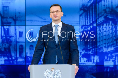  07.03.2018 WARSZAWA<br />KONFERENCJA PRASOWA PREMIERA ORAZ MINISTRA KULTURY I DZIEDZICTWA NARODOWEGO<br />N/Z PREMIER MATEUSZ MORAWIECKI <br /> 