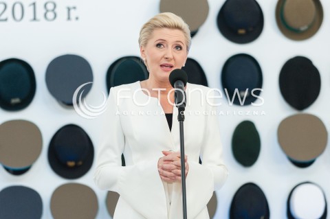  08.03.2018 WARSZAWA PALAC PREZYDENCKI<br />KOBIETY ZE SLUZB I FORMACJI MUNDUROWYCH NA SPOTKANIU Z PIERWSZA DAMA<br />N/Z AGATA KORNHAUSER DUDA<br /> 