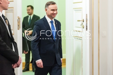  08.03.2018 WARSZAWA BELWEDER<br />LEKCJA RP W 50 ROCZNICE WYDARZEN MARCA 68<br />N/Z PREZYDENT RP ANDRZEJ DUDA <br /> 