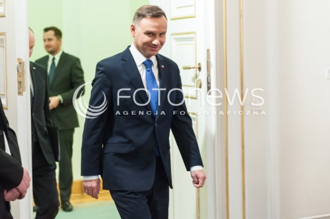  08.03.2018 WARSZAWA BELWEDER<br />LEKCJA RP W 50 ROCZNICE WYDARZEN MARCA 68<br />N/Z PREZYDENT RP ANDRZEJ DUDA <br /> 