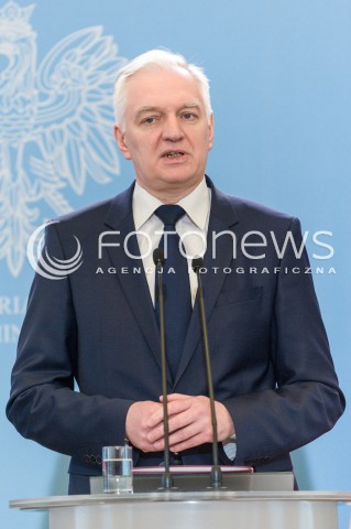  09.03.2018 WARSZAWA<br />KONFERENCJA MINISTRA JAROSLAWA GOWINA I MINISTER JADWIGI EMILEWICZ POLONIA RESTITUTA CYKL KONFERENCJI NAUKOWYCH DEKALOG DLA POLSKI<br />N/Z JAROSLAW GOWIN<br /> 