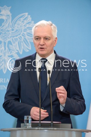  09.03.2018 WARSZAWA<br />KONFERENCJA MINISTRA JAROSLAWA GOWINA I MINISTER JADWIGI EMILEWICZ POLONIA RESTITUTA CYKL KONFERENCJI NAUKOWYCH DEKALOG DLA POLSKI<br />N/Z JAROSLAW GOWIN<br /> 