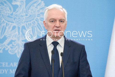  09.03.2018 WARSZAWA<br />KONFERENCJA MINISTRA JAROSLAWA GOWINA I MINISTER JADWIGI EMILEWICZ POLONIA RESTITUTA CYKL KONFERENCJI NAUKOWYCH DEKALOG DLA POLSKI<br />N/Z JAROSLAW GOWIN<br /> 