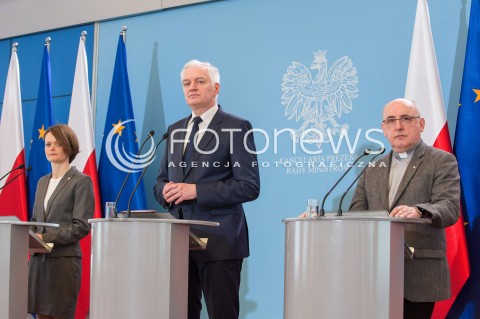  09.03.2018 WARSZAWA<br />KONFERENCJA MINISTRA JAROSLAWA GOWINA I MINISTER JADWIGI EMILEWICZ POLONIA RESTITUTA CYKL KONFERENCJI NAUKOWYCH DEKALOG DLA POLSKI<br />N/Z JAROSLAW GOWIN JADWIGA EMILEWICZ<br /> 