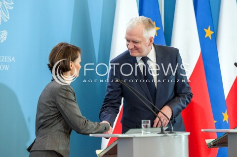 Konferencja ministra Jarosława Gowina i Jadwigi Emilewicz w Warszawie