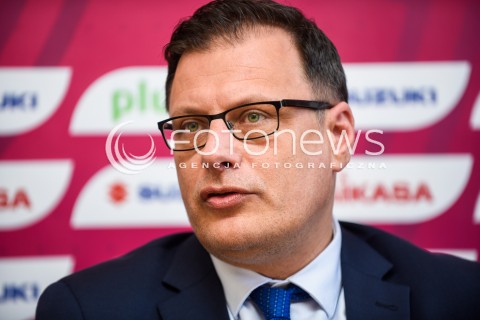  09.03.2018 NYSA<br />SIATKOWKA - KONFERENCJA INAUGURUJACA FINAL PUCHARU POLSKI KOBIET W NYSIE<br />N/Z BURMISTRZ NYSY KORDIAN KOLBIARZ<br /> 