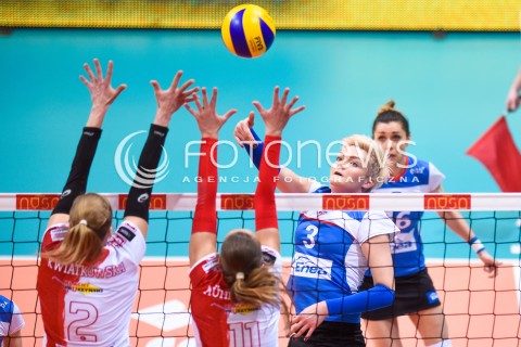  10.03.2018 NYSA<br />SIATKOWKA - MECZ POLFINALU PUCHARU POLSKI KOBIET 2018<br />LKS COMMERCECON LODZ - ENEA PTPS PILA<br />N/Z KAROLINA ROZYCKA<br /> 