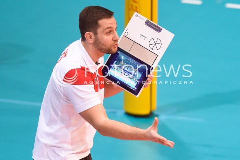  10.03.2018 NYSA<br />SIATKOWKA - MECZ POLFINALU PUCHARU POLSKI KOBIET 2018<br />LKS COMMERCECON LODZ - ENEA PTPS PILA<br />N/Z MICHAL MASEK<br /> 