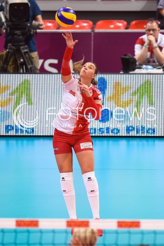  10.03.2018 NYSA<br />SIATKOWKA - MECZ POLFINALU PUCHARU POLSKI KOBIET 2018<br />LKS COMMERCECON LODZ - ENEA PTPS PILA<br />N/Z LUCIE MUHLSTEINOVA<br /> 