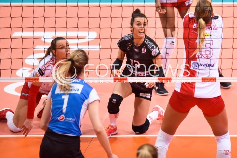  10.03.2018 NYSA<br />SIATKOWKA - MECZ POLFINALU PUCHARU POLSKI KOBIET 2018<br />LKS COMMERCECON LODZ - ENEA PTPS PILA<br />N/Z KRYSTYNA STRASZ<br /> 