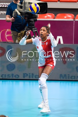  10.03.2018 NYSA<br />SIATKOWKA - MECZ POLFINALU PUCHARU POLSKI KOBIET 2018<br />LKS COMMERCECON LODZ - ENEA PTPS PILA<br />N/Z REGIANE BIDIAS<br /> 